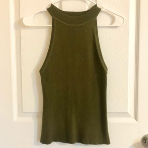 Forever 21 Ribbed Knit Racerback Top | Size L